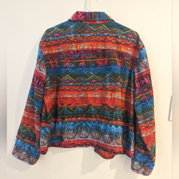 Chico's Colorful Jacket - Picture 6 of 7